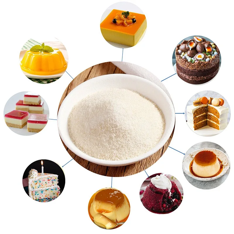 Wholesale Halal Edible Gelatin Powder From Bovine Skin for Gummies 150-260 Bloom